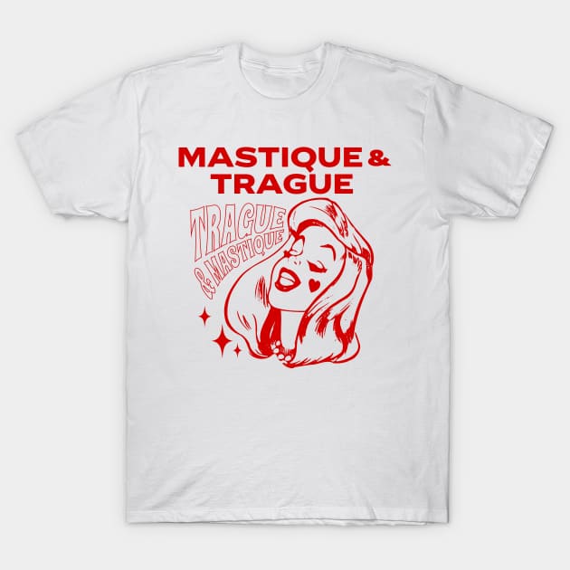 Mastique y trague, trague y mastique shakira T-Shirt by gabbadelgado